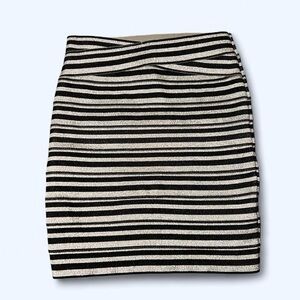 Y2K Black & Silver Bandage Mini Skirt by Lola!